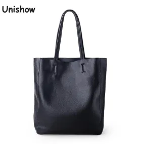 Plain Leather Tote Bag for Everyday Use