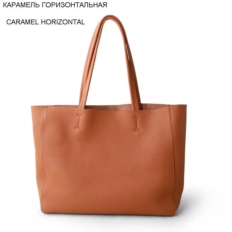 Plain Leather Tote Bag for Everyday Use