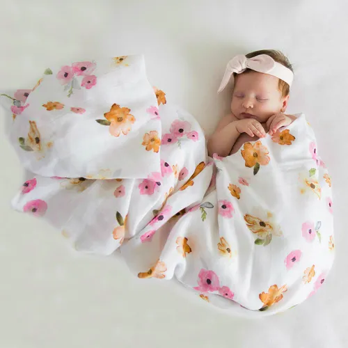 Poppy I Organic Muslin Wrap