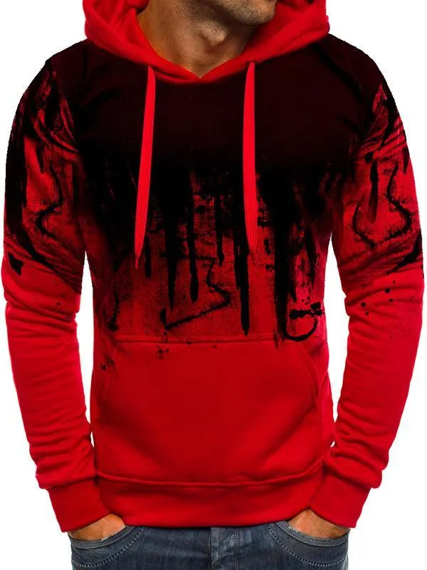 Popular Trendy Men Thin Casual Sweatshirt