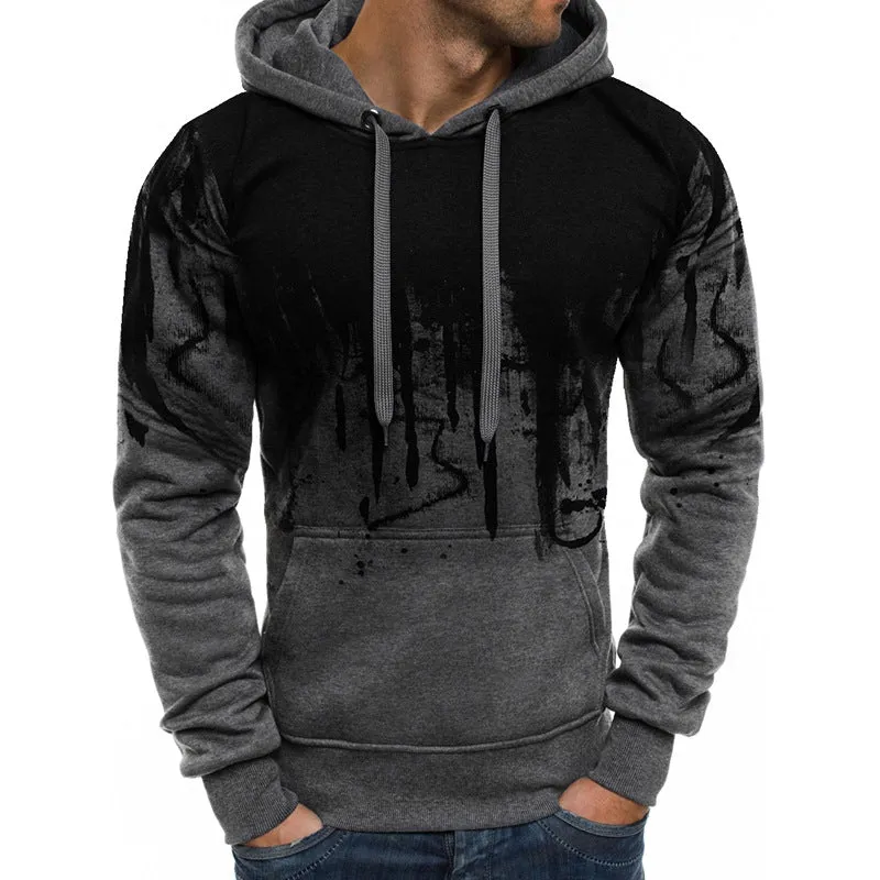 Popular Trendy Men Thin Casual Sweatshirt