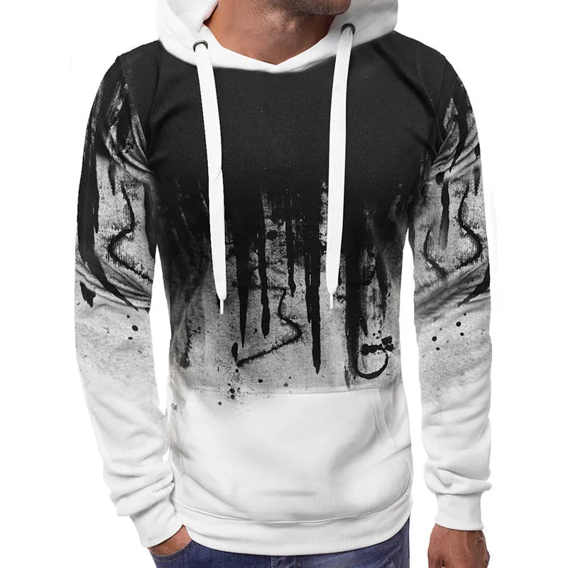 Popular Trendy Men Thin Casual Sweatshirt