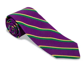 Purple Folkstone Striped Necktie - F717