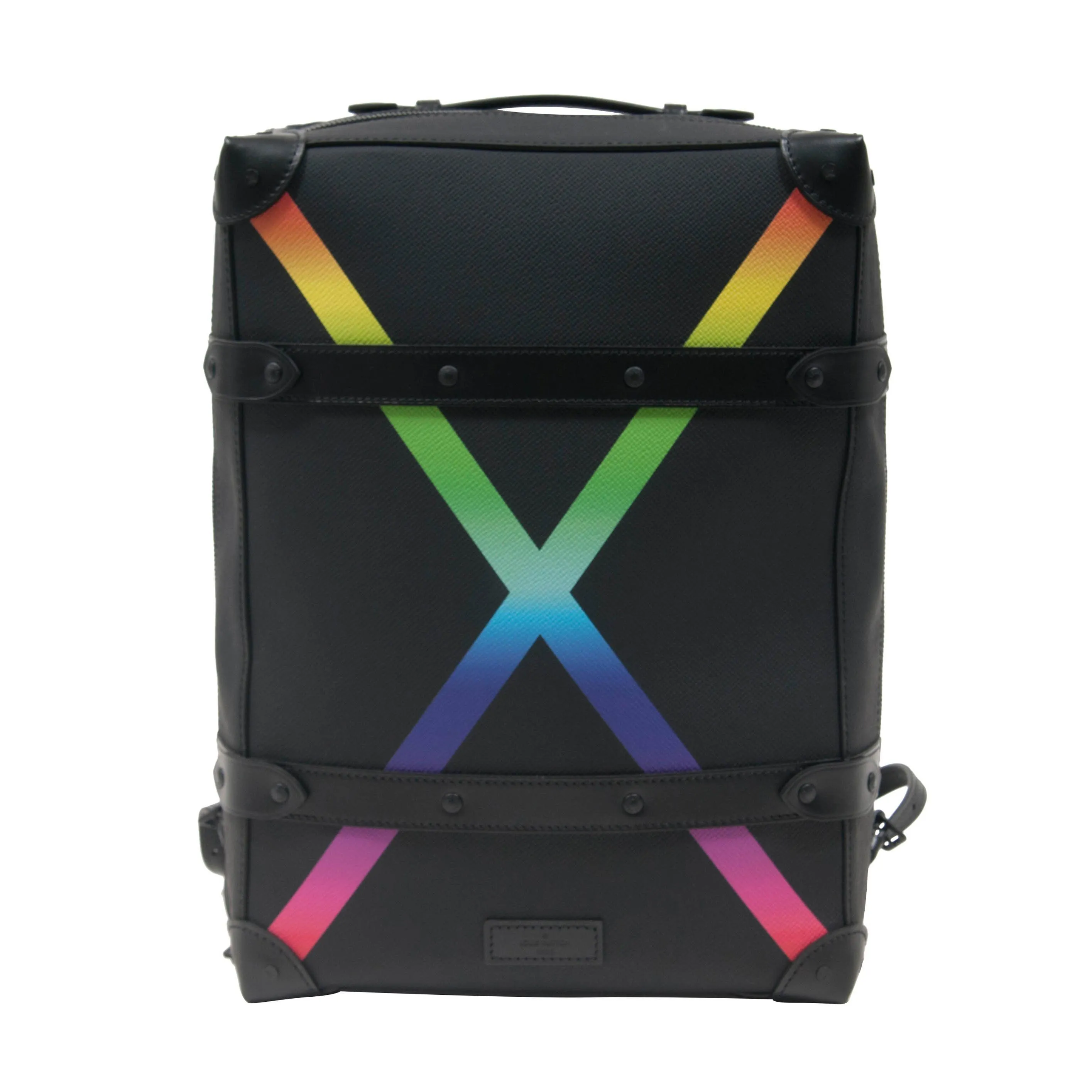 Rainbow Multicolor Soft Trunk Backpack PM