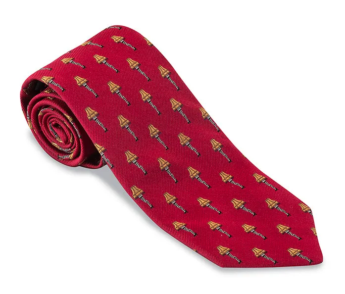 Red Leg Lamps Necktie - F4492