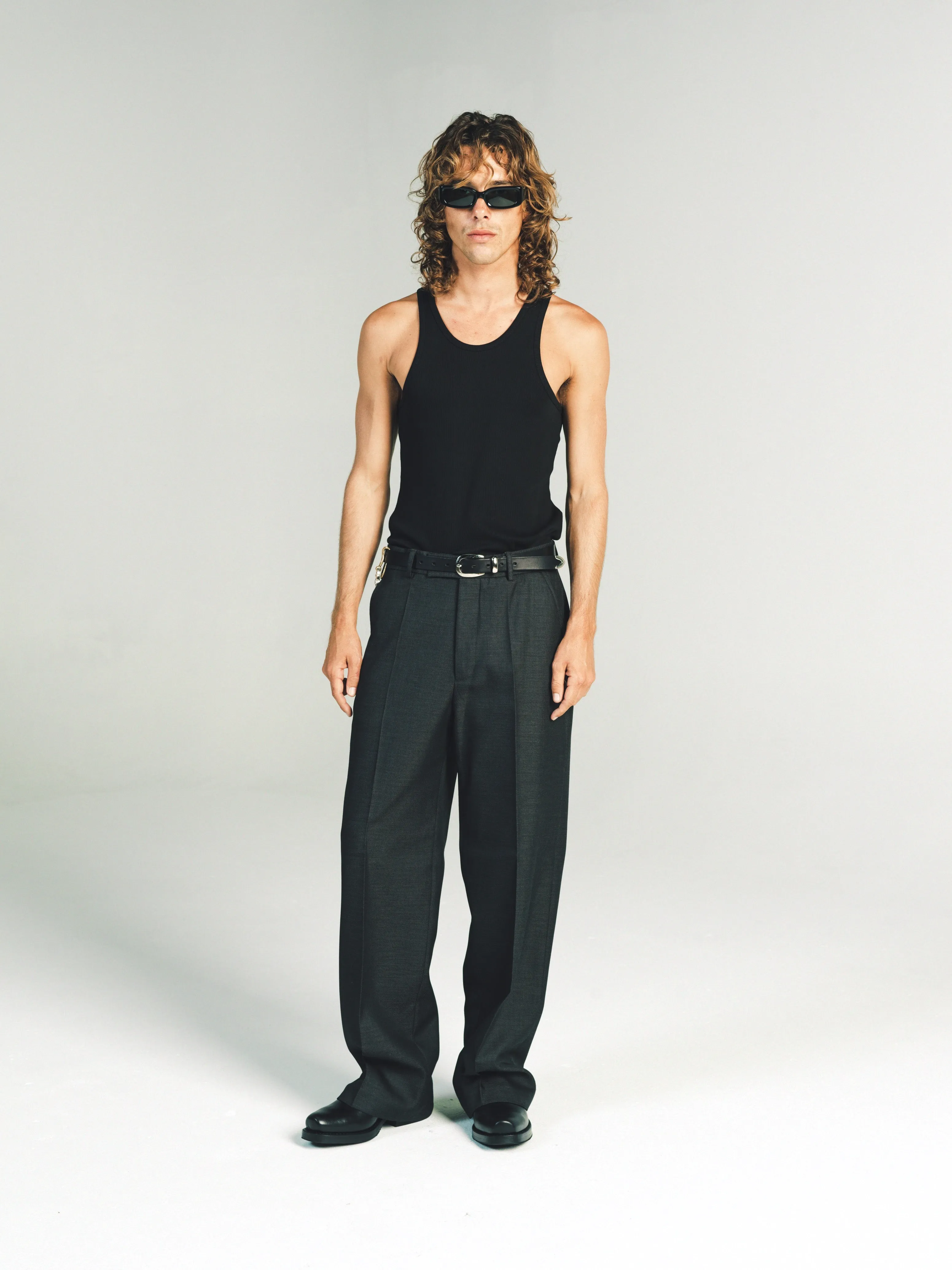 RELAXED PRIMO TROUSERS | BLACK