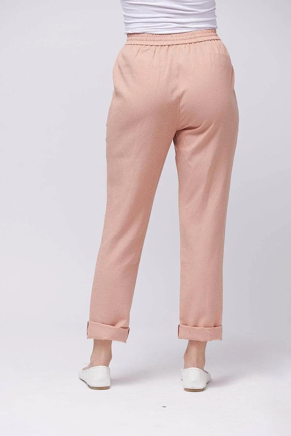 Saloos Slim Leg Trousers with Pockets