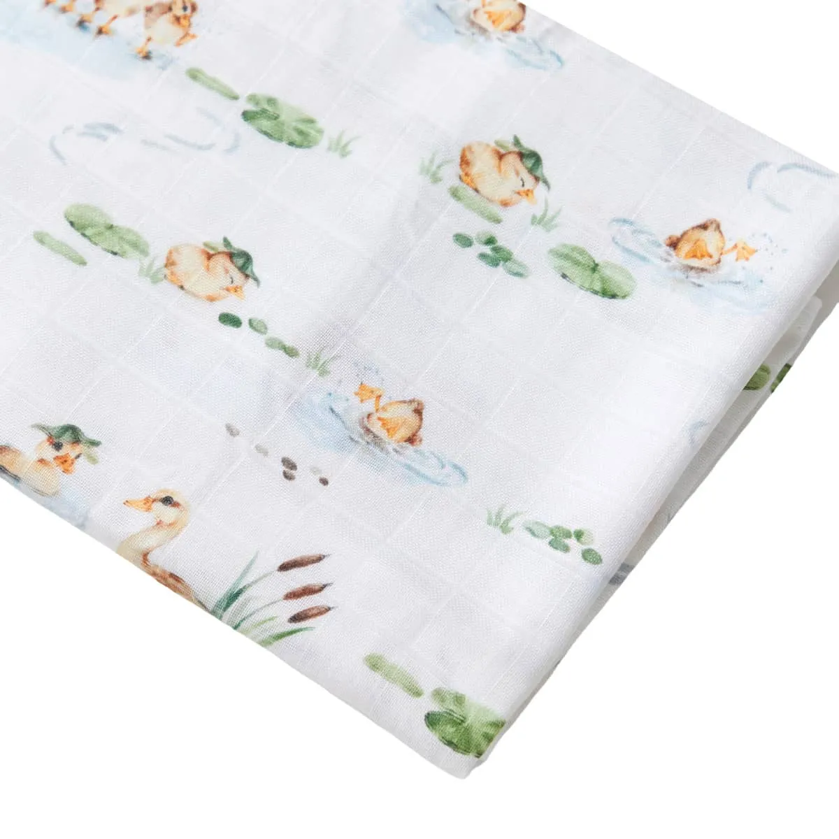 Snuggle Hunny Muslin Wrap - Duck Pond