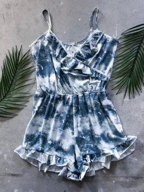 Space Patterned Romper - M