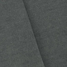 Stone Gray Brushed Woven Jacketing Fabric