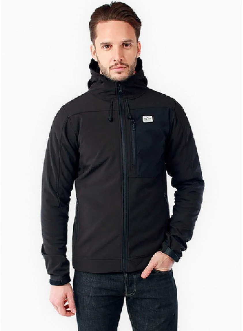 SWIFT Hooded Trail Soft Shell Jackets Black