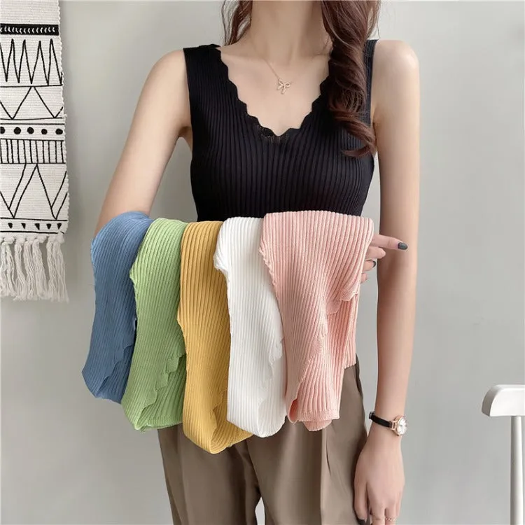 Thin Stretchable Silk Knitted Cardigan Women Summer Korean Short Matching Long Sleeved Tops Outerwear