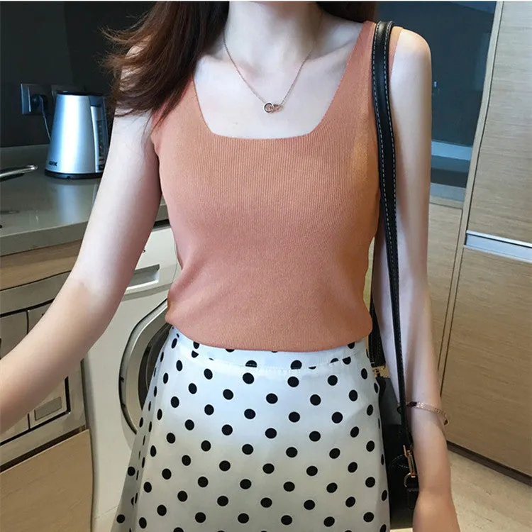 Thin Stretchable Silk Knitted Cardigan Women Summer Korean Short Matching Long Sleeved Tops Outerwear