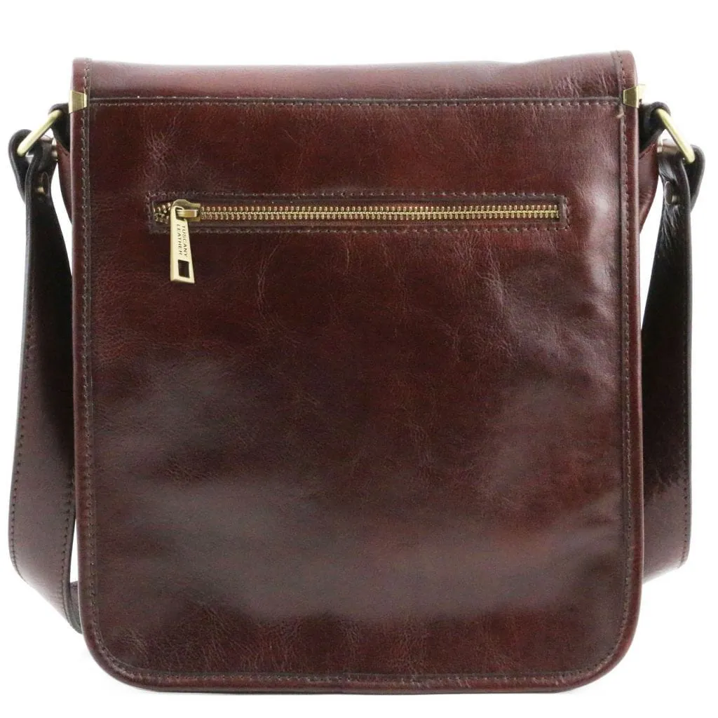 TL Messenger - Two compartment leather shoulder bag | TL141255