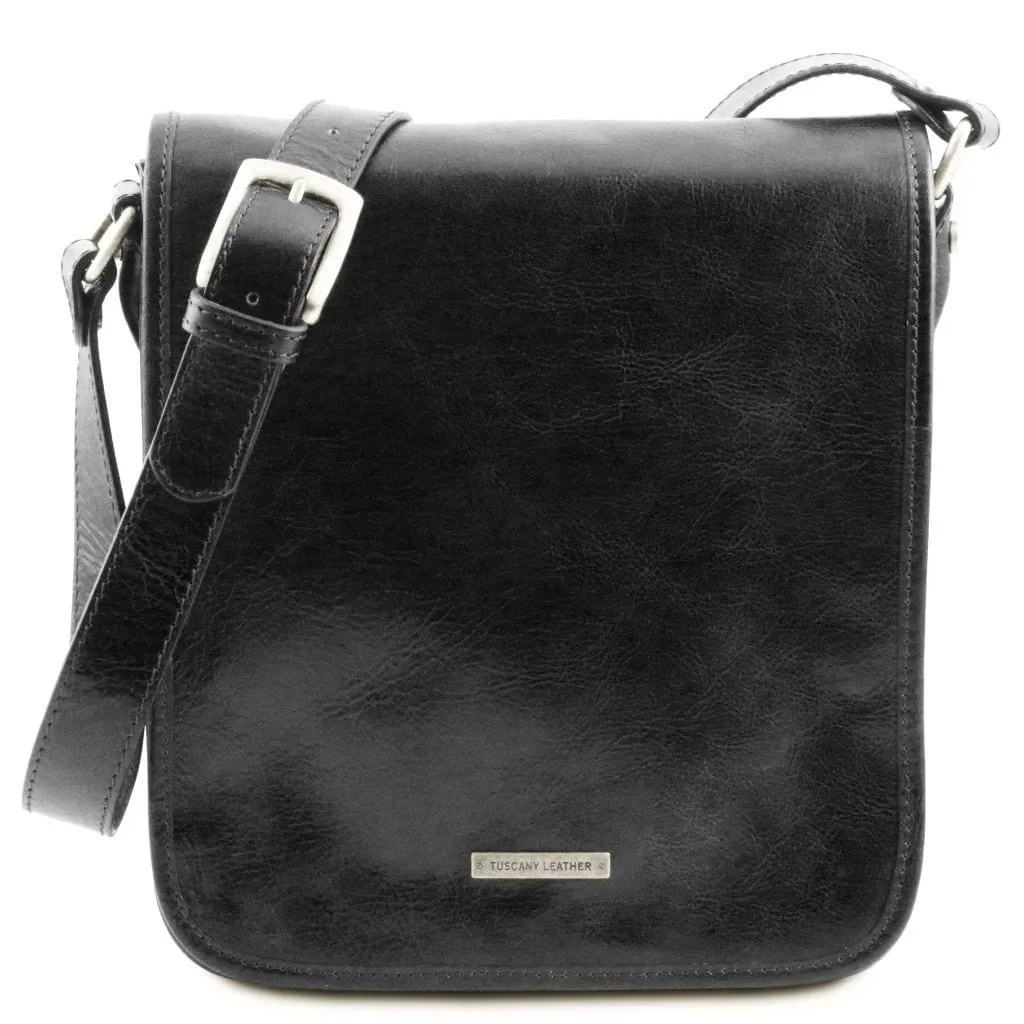 TL Messenger - Two compartment leather shoulder bag | TL141255