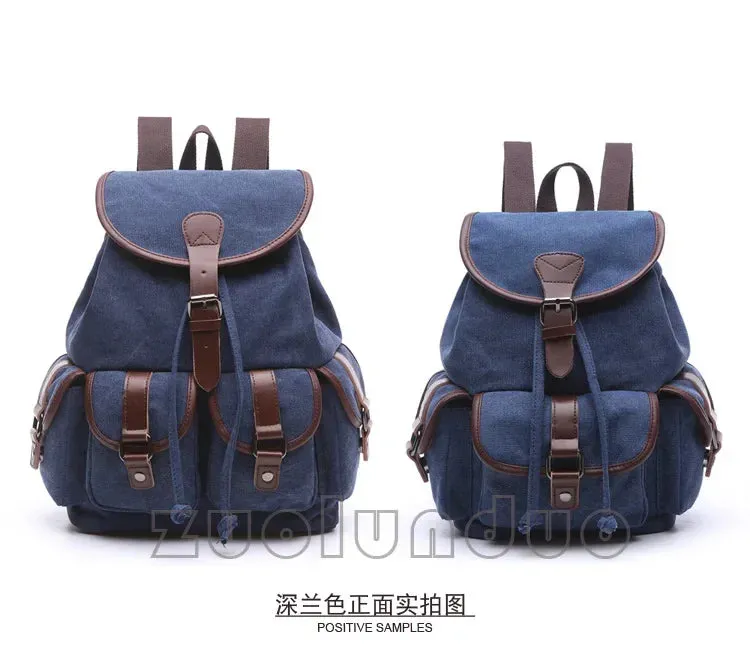 Vintage canvas backpacks