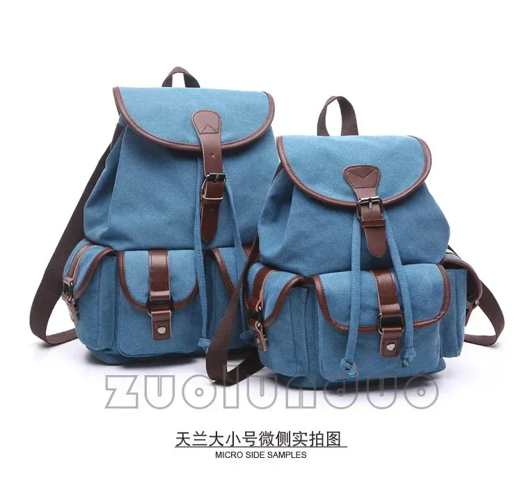 Vintage canvas backpacks