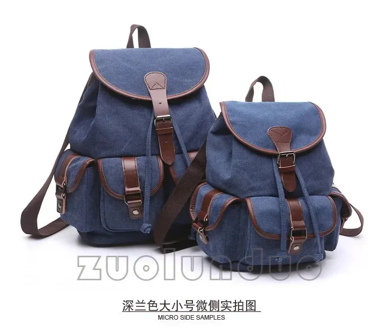 Vintage canvas backpacks