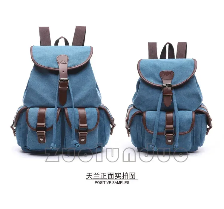 Vintage canvas backpacks