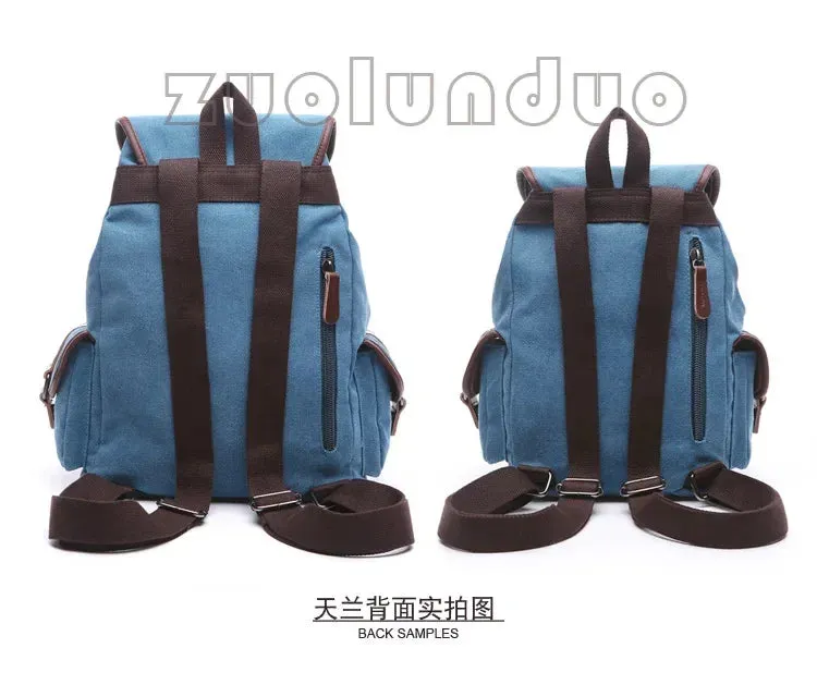 Vintage canvas backpacks