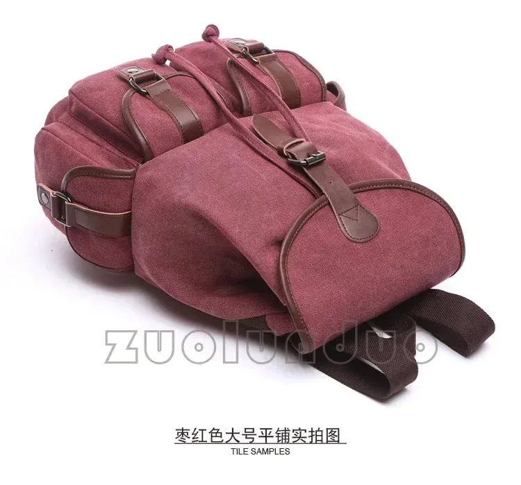 Vintage canvas backpacks