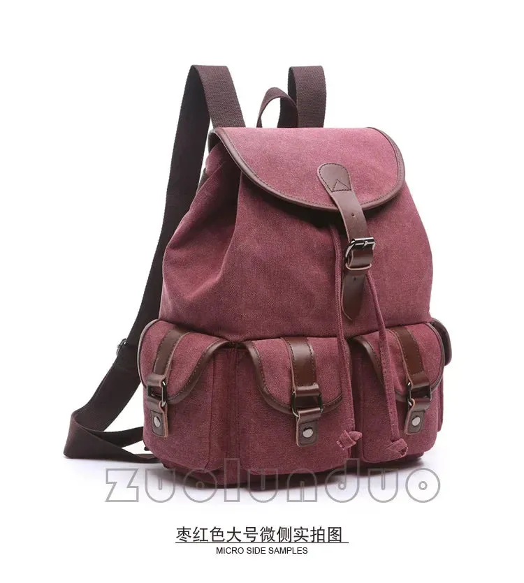 Vintage canvas backpacks