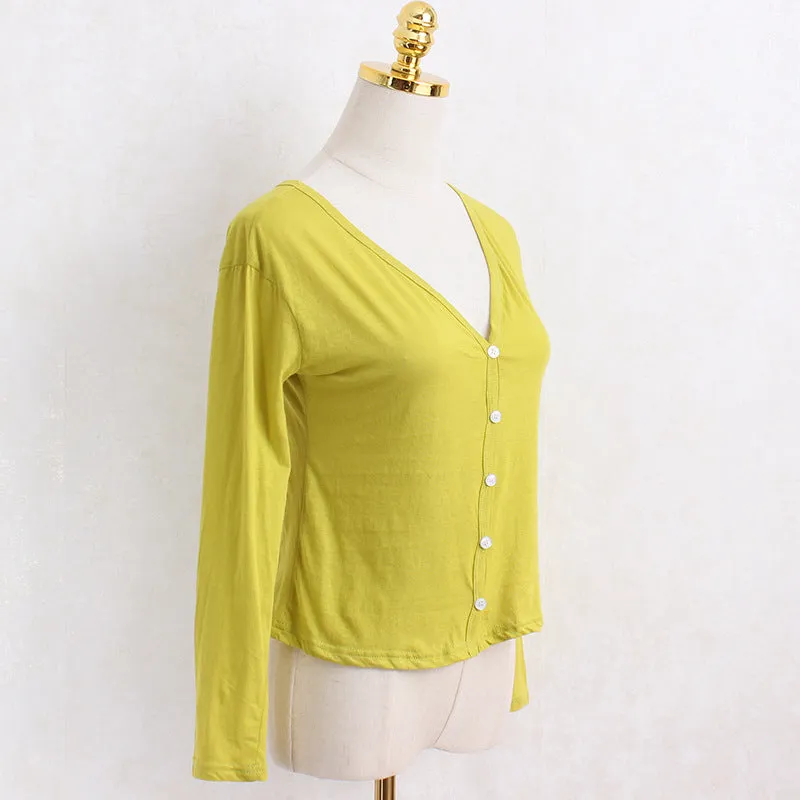 Vintage Fresh Looking Sunscreen Cardigan Women Summer Knitted Tops Thin Outerwear