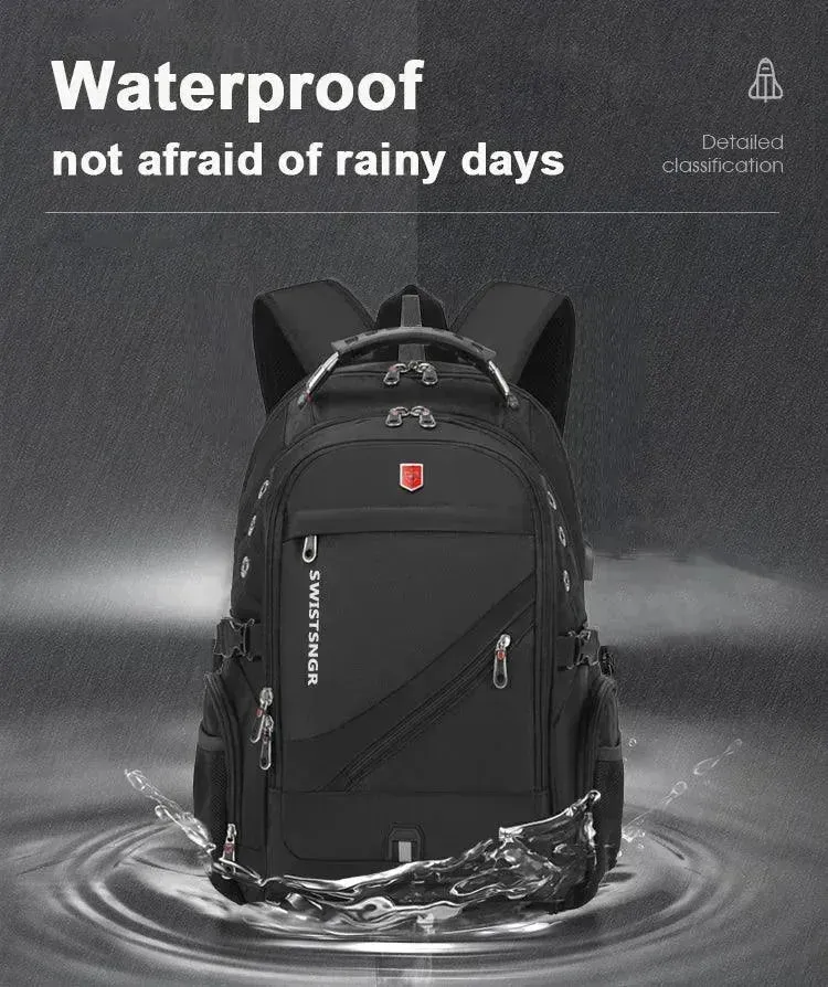 Waterproof Laptop Backpack with USB Port