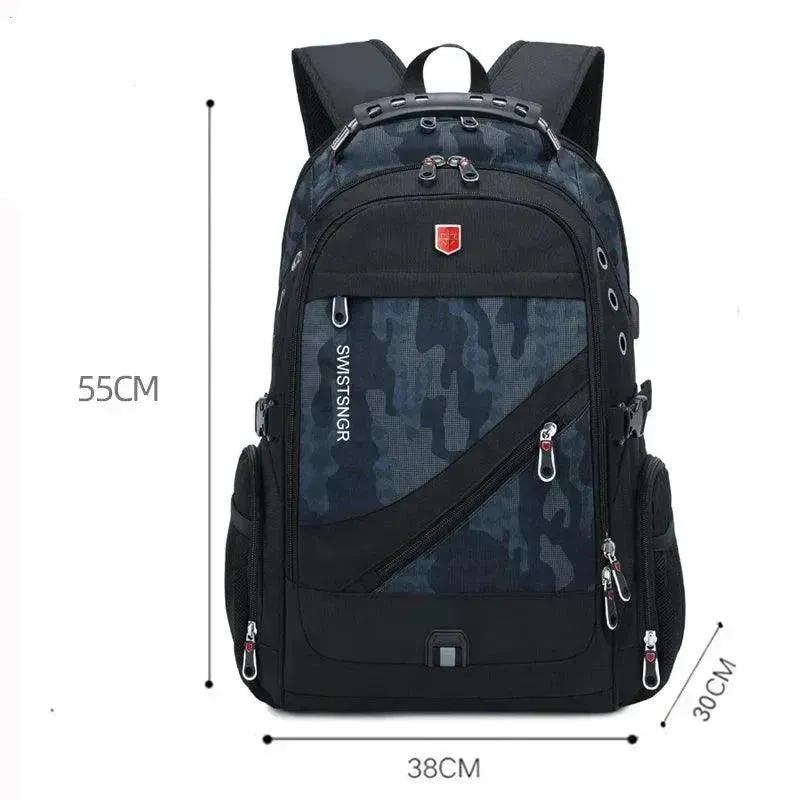 Waterproof Laptop Backpack with USB Port