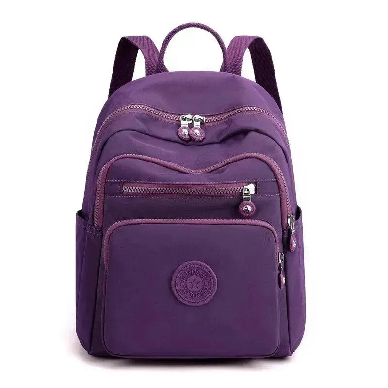 Waterproof Nylon Women's Travel Backpack