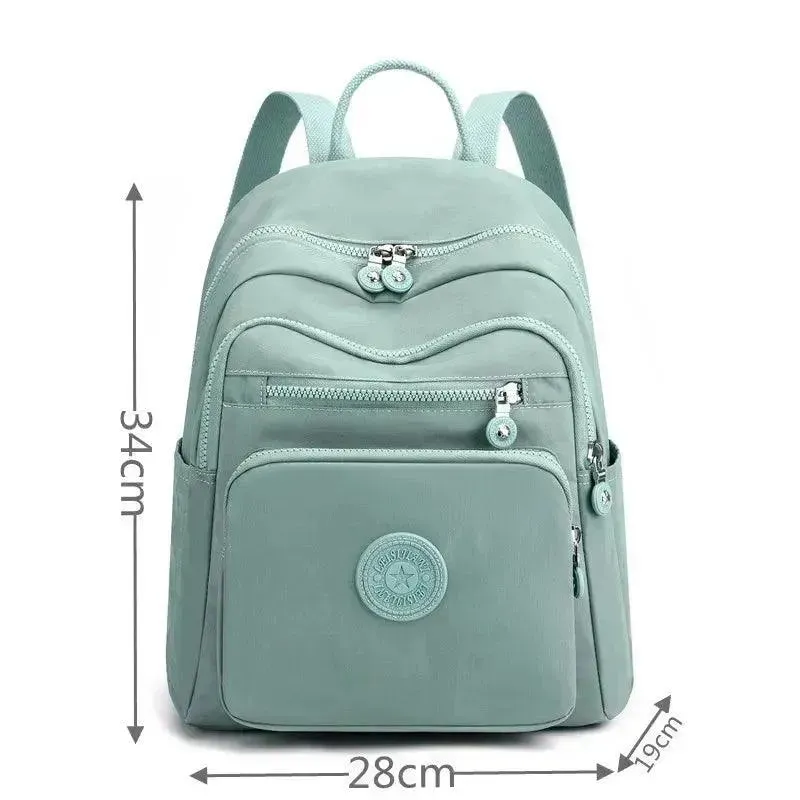 Waterproof Nylon Women's Travel Backpack