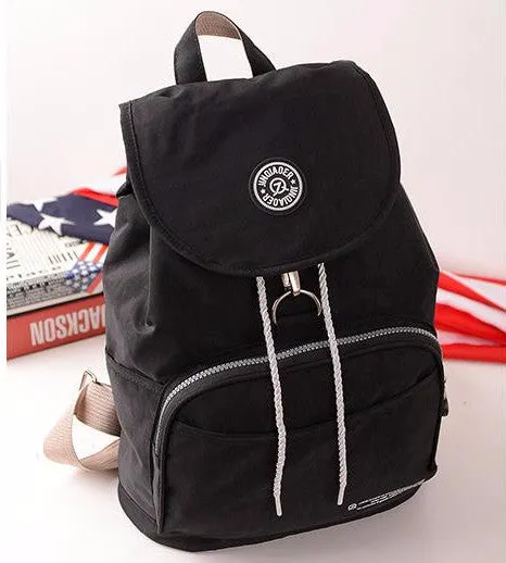 Women's Waterproof Nylon 10 Colors Backpack