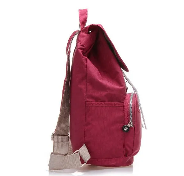 Women's Waterproof Nylon 10 Colors Backpack