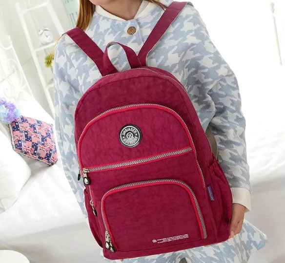 Women's Waterproof Nylon High Quality Backpack